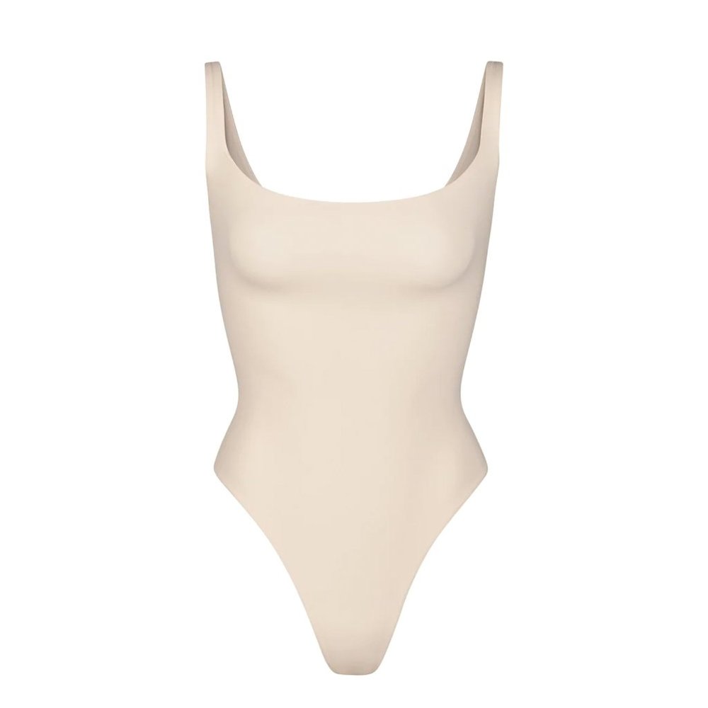 SKIMS Fits Everybody Square Neck Bodysuit Sand